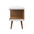 Alternate image 3 for Manhattan Comfort&copy; Utopia 70.47-Inch TV Stand in White/Maple Cream