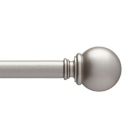 Alternate image 1 for Umbra&reg; Cafe Ball Finial 18 to 28-Inch Adjustable Curtain Rod in Nickel