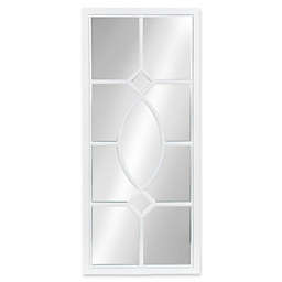 Kate and Laurel Cassat 13-Inch x 30-Inch Wall Panel Mirror in White