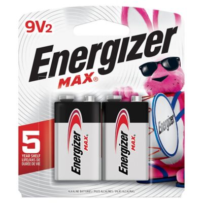 Energizer&reg; Max 2-Pack 9-Volt Alkaline Batteries