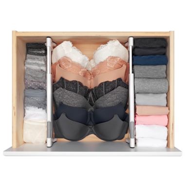 OXO Good Grips&reg; Expandable Dresser Drawer Divider (Set of 2). View a larger version of this product image.