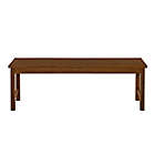 Alternate image 5 for Forest Gate Eagleton Acacia Wood Patio Bench in Dark Brown