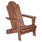 Alternate image 1 for Forest Gate Eagleton Acacia Folding Adirondack Chair in Dark Brown