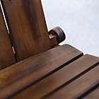 Alternate image 5 for Forest Gate Eagleton Acacia Folding Adirondack Chair in Dark Brown