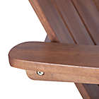 Alternate image 4 for Forest Gate Eagleton Acacia Folding Adirondack Chair in Dark Brown