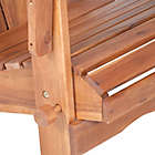 Alternate image 5 for Forest Gate Eagleton Acacia Folding Adirondack Chair in Brown