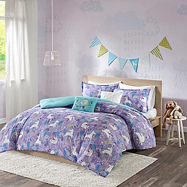 Urban Habitat Kids Lola Reversible Full/Queen Duvet Cover Set in Purple. View a larger version of this product image.