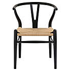 Alternate image 2 for Poly & Bark Weave Chair in Black