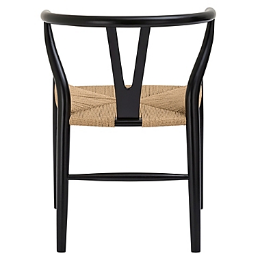 Poly & Bark Weave Chair in Black. View a larger version of this product image.