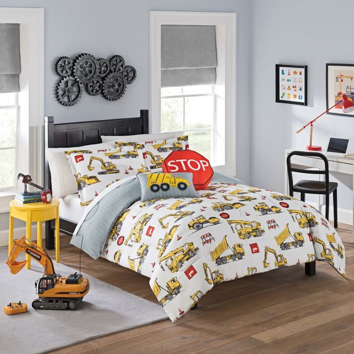 Waverly Kids Under Construction Comforter Set | Bed Bath ...