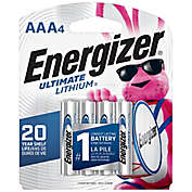Energizer&reg; Ultimate 4-Pack AAA 1.5-Volt Lithium Batteries