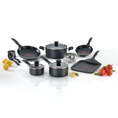 T-fal&reg; Pure Cook Nonstick Aluminum 12-Piece Cookware Set. View a larger version of this product image.