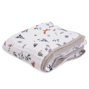 Little Unicorn Forest Friends Cotton Muslin Original Quilt. View a larger version of this product image.