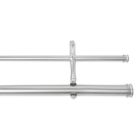 Alternate image 1 for Cambria&reg; Premier Complete 28 to 48-Inch Adjustable Double Curtain Rod in Brushed Nickel