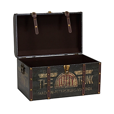 Household Essentials&reg; Large Vintage Decorative Home Storage Trunk. View a larger version of this product image.