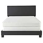 Alternate image 5 for E-Rest Francis Queen Faux Leather Upholstered Platform Bed in Black