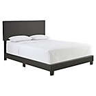 Alternate image 0 for E-Rest Francis Queen Faux Leather Upholstered Platform Bed in Black
