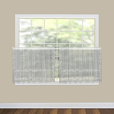 Heritage Lace&reg; Sheer Divine Kitchen Curtain Tier. View a larger version of this product image.