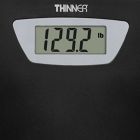 Alternate image 3 for Conair&reg; Thinner&reg; Portable Digital Bathroom Scale in Black/Silver