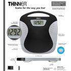 Alternate image 5 for Conair&reg; Thinner&reg; Portable Digital Bathroom Scale in Black/Silver
