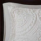 Alternate image 4 for Madison Park Arya Medallion 3-Piece Full/Queen Ultra Plush Comforter Set in Ivory