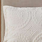 Alternate image 6 for Madison Park Arya Medallion 3-Piece Full/Queen Ultra Plush Comforter Set in Ivory