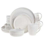 Artisanal Kitchen Supply&reg; Marbleized 16-Piece Dinnerware Set in Grey