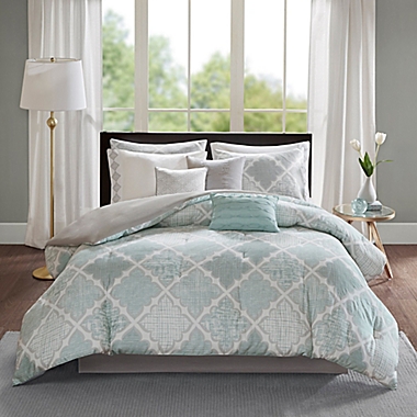 Madison Park&reg; Cadence Cotton Sateen 9-Piece Comforter Set. View a larger version of this product image.