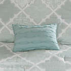 Alternate image 4 for Madison Park&reg; Cadence Cotton Sateen 9-Piece Queen Comforter Set in Aqua