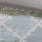 Alternate image 6 for Madison Park&reg; Cadence Cotton Sateen 9-Piece Queen Comforter Set in Aqua