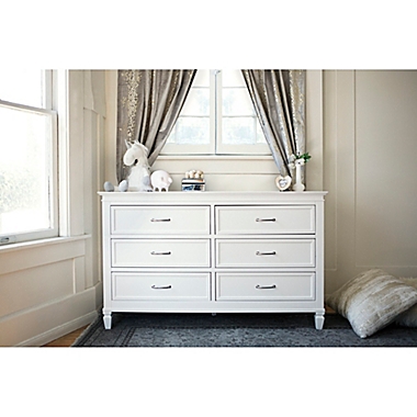 Million Dollar Baby Classic Darlington 6-Drawer Assembled Dresser in Warm White. View a larger version of this product image.