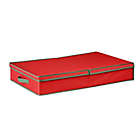 Alternate image 2 for Honey-Can-Do&reg; 40-Count Ornament Storage Box with Dividers in Red/Green