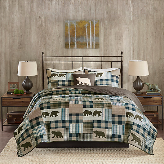 Alternate image 1 for Woolrich® Twin Falls Reversible Quilt Set