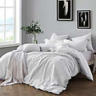 Alternate image 1 for Swift Home Prewashed Yarn-Dyed Cotton 3-Piece Full/Queen Duvet Cover Set in Ivory