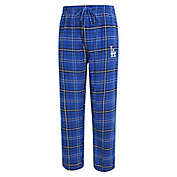 MLB Los Angeles Dodgers Men&#39;s Flannel Plaid Pajama Pant with Left Leg Team Logo