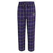 University of Washington Men&#39;s Flannel Plaid Pajama Pant with Left Leg Team Logo