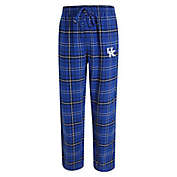 University of Kentucky Men&#39;s Flannel Plaid Pajama Pant with Left Leg Team Logo