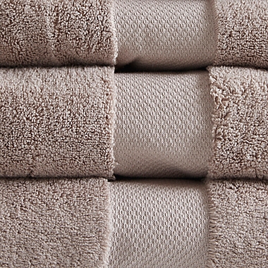 Madison Park Signature Turkish Cotton 6-Piece Bath Towel Set in Taupe. View a larger version of this product image.