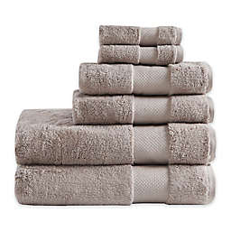Madison Park Signature Turkish Cotton 6-Piece Bath Towel Set in Seafoam