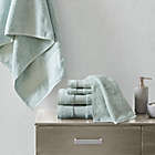 Alternate image 1 for Madison Park Signature Turkish Cotton 6-Piece Bath Towel Set in Seafoam