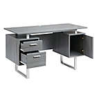 Alternate image 5 for Techni Mobili Modern Office Desk in Grey