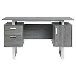 Techni Mobili Modern Office Desk Top in Grey