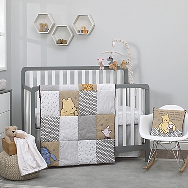 Disney&reg; Classic A Day With Pooh Crib Bedding Collection. View a larger version of this product image.