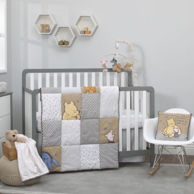 Disney&reg; Classic A Day With Pooh Crib Bedding Collection. View a larger version of this product image.
