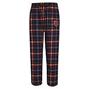 NFL Chicago Bears Men&#39;s Flannel Plaid Pajama Pant with Left Leg Team Logo