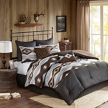 Woolrich&reg; Bitter Creek Queen Comforter Set in Grey/Brown. View a larger version of this product image.