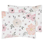 Alternate image 4 for Sweet Jojo Designs&reg; Watercolor Floral 3-Piece Full/Queen Comforter Set in Pink/Grey