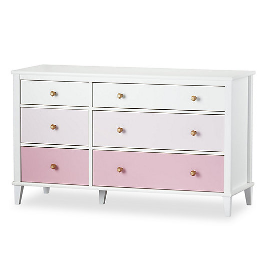 Alternate image 1 for Little Seeds Monarch Hill Poppy 6-Drawer Double Dresser in Pink