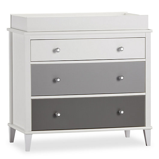 Alternate image 1 for Little Seeds Monarch Hill Poppy 3-Drawer Changing Table in Grey