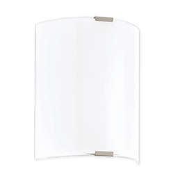 EGLO Grafik 1-Light LED Wall Sconce in Silver
